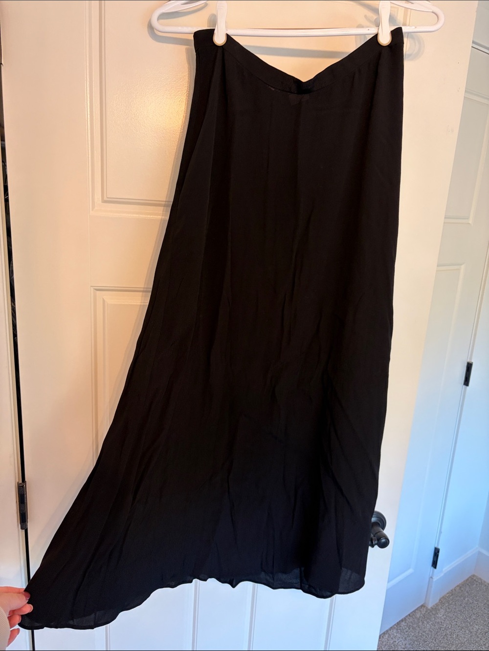 Wilfred Black Maxi Skirt